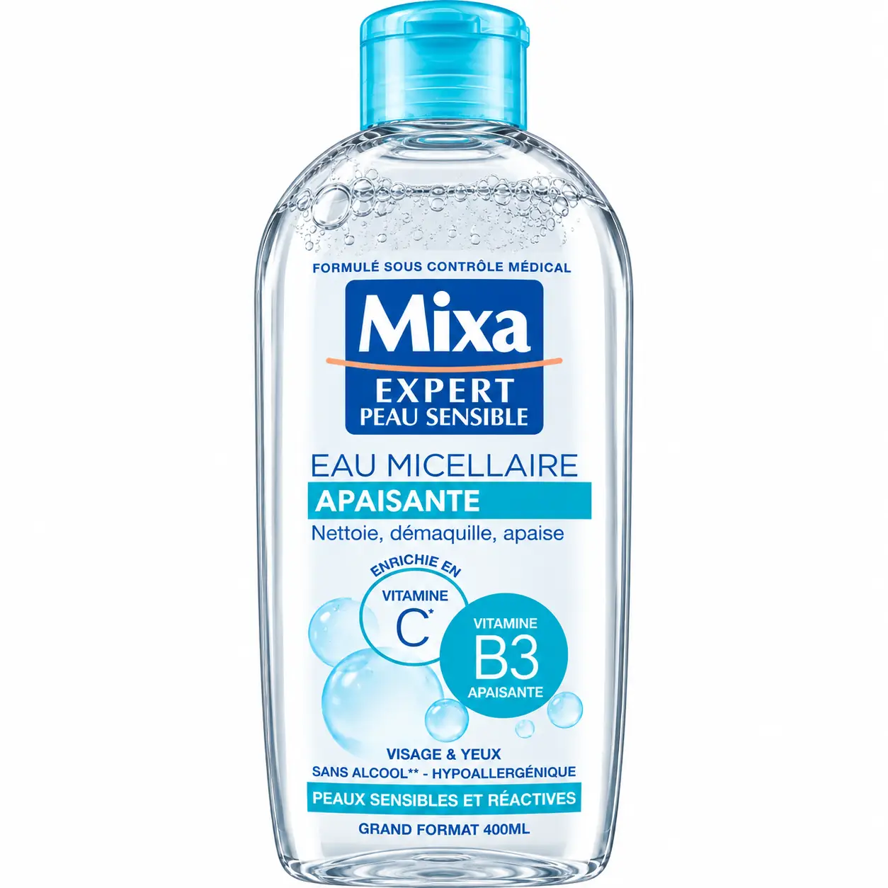 Mixa Expert Peau Sensible Eau Micellaire Apaisante – 400 ml Mixa Expert Peau Sensible Eau Micellaire Apaisante – 400 ml
