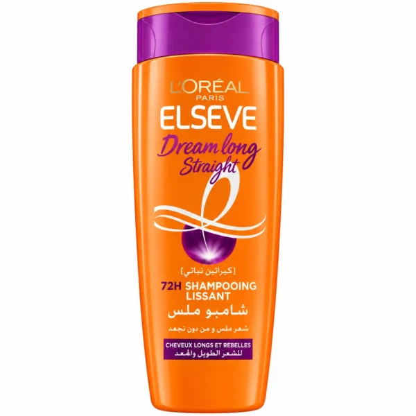 Shampooing L’Oréal Paris Elseve Dream Long Straight 72H Lissant – 400 ml