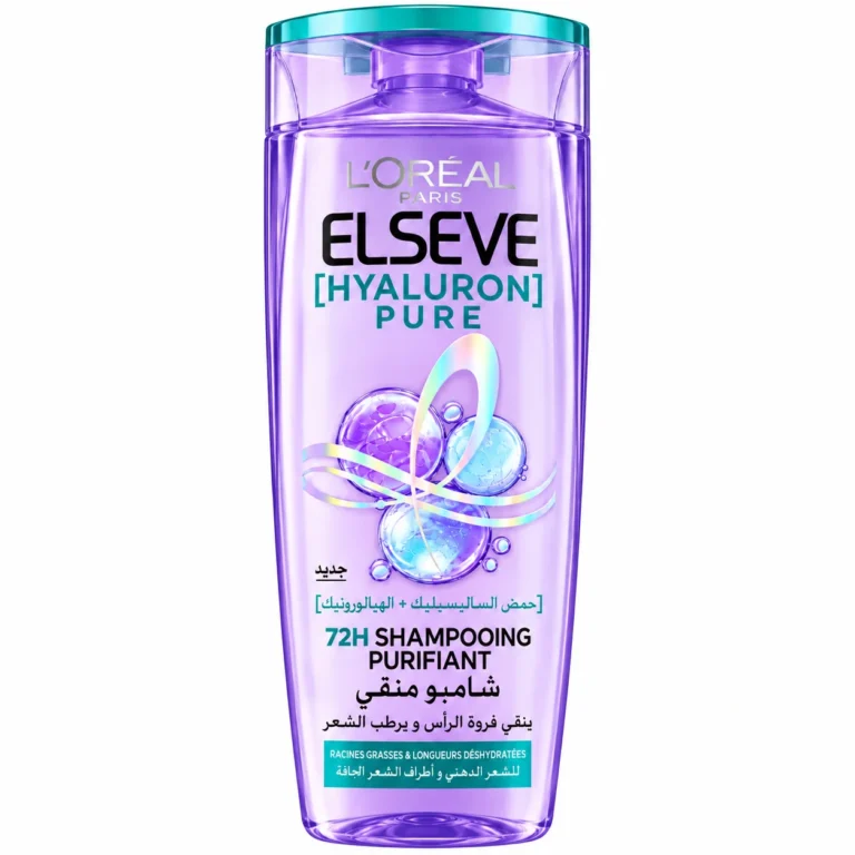 Shampooing L’Oréal Paris Elseve Hyaluron Pure Purifiant 72H – 200 ml